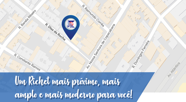 Richet - Divulgação da nova Unidade Copacabana