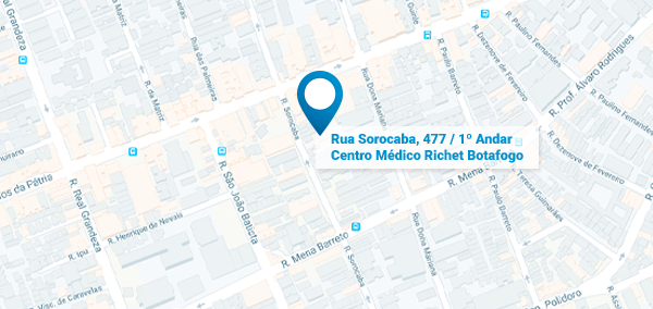 Rua Sorocaba, 477 / 1º Andar. Centro Médico Richet Botafogo
