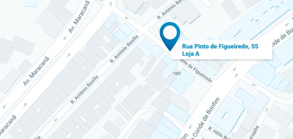 Rua Pinto de Figueiredo, 55. Loja A. Próximo a Praça Saens Peña.