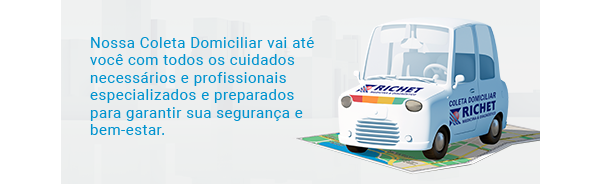 Nossa Coleta Domiciliar vai até você com todos os cuidados necessários e profissionais especializados e preparados para garantir sua segurança e bem-estar.
