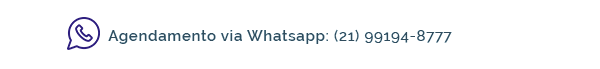 Agendamento via Whatsapp: (21) 99194-8777.