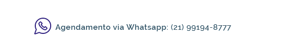 Agendamento via Whatsapp: (21) 99194-8777.