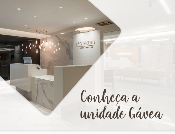 Imagem, recepção da unidade. Texto, conheça a unidade gávea.