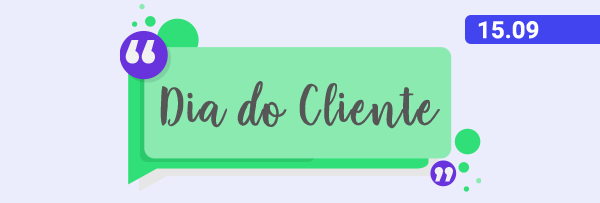 Imagem, dia do cliente, 15 de setembro.