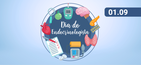 Imagem. 01 de setembro, dia do endocrinologista.