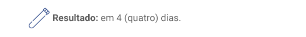 Resultado: em 4 (quatro) dias..