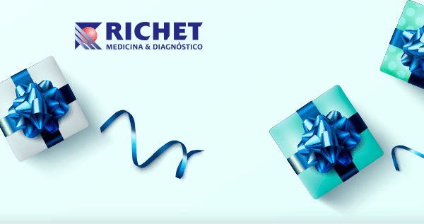 Imagem, logo Richet Medicina e Diagnóstico.