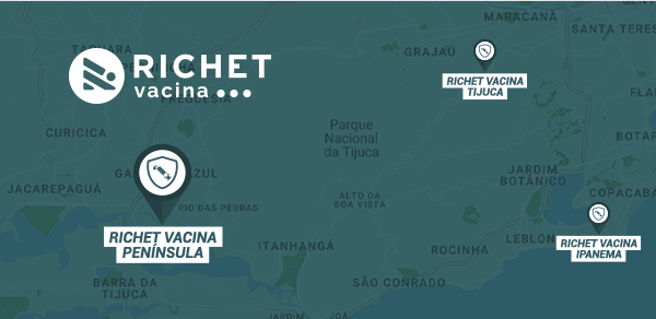 Agora contamos com o serviço de imunização do Richet Vacina na unidade Península.